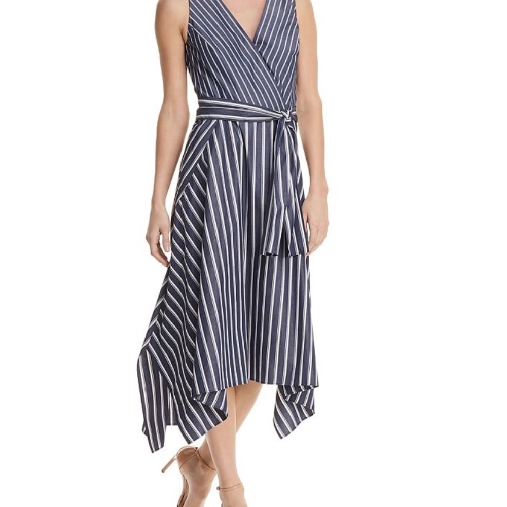 Striped Summer Lafayette 148 New York Dress
